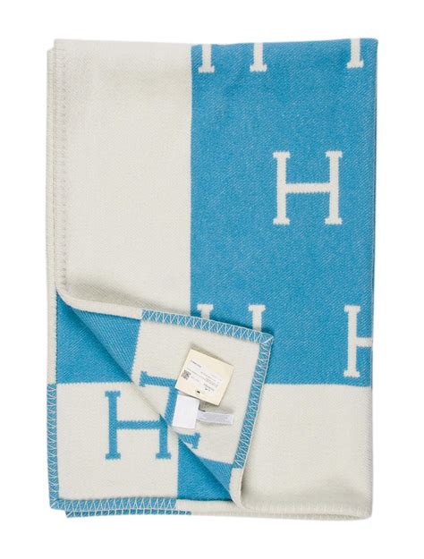 hermes blue h blanket|Hermes baby blanket blue.